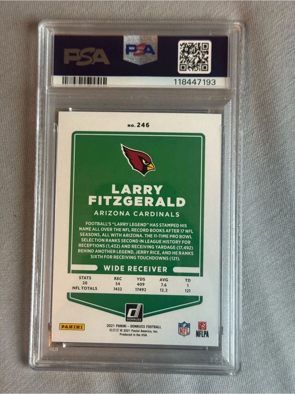 2021 Panini Donruss - Photo Variation Larry Fitzgerald #246
